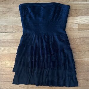 Navy BCBG MaxAzria Strapless Dress